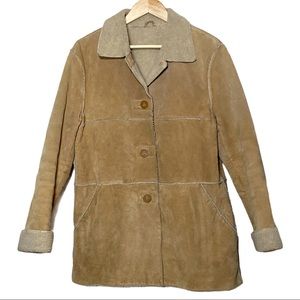 WINLIT - Vintage 70s Leather Sherpa Jacket